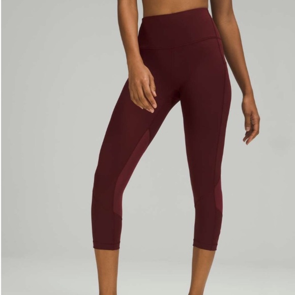 Lululemon Pace Rival High-Rise Crop 22" legging 
Red Merlot - Picture 2 of 7